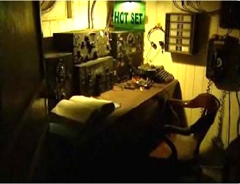 Radio room on the Achilles (Continuum; image from set tour video)